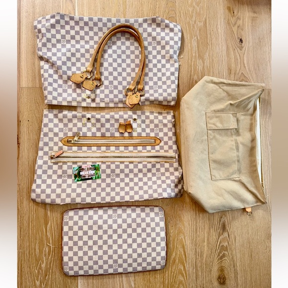 💗💖 Damier Azure zipper makeup cosmetic Pouch small wallet - Picture 16 of 17